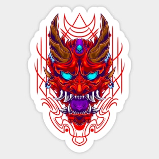 Hannya Mask 05 Sticker